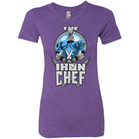 T-Shirts Purple Rush / Small Iron Giant Chef Women's Triblend T-Shirt