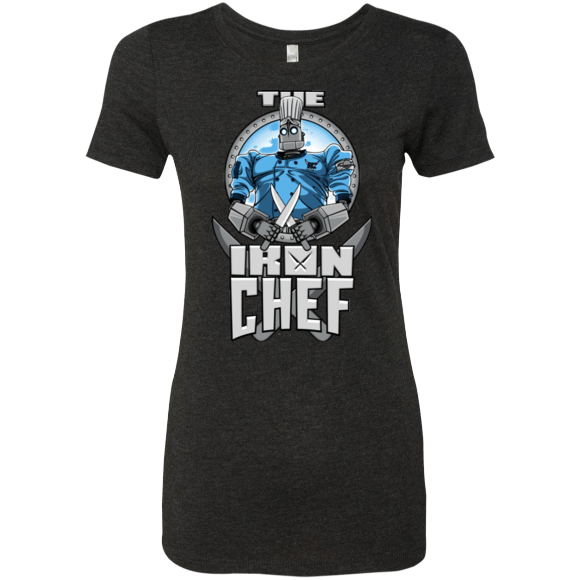 T-Shirts Vintage Black / Small Iron Giant Chef Women's Triblend T-Shirt