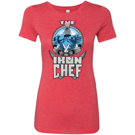 T-Shirts Vintage Red / Small Iron Giant Chef Women's Triblend T-Shirt