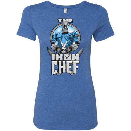 T-Shirts Vintage Royal / Small Iron Giant Chef Women's Triblend T-Shirt