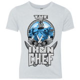 T-Shirts Heather White / YXS Iron Giant Chef Youth Triblend T-Shirt
