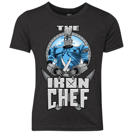 T-Shirts Vintage Black / YXS Iron Giant Chef Youth Triblend T-Shirt