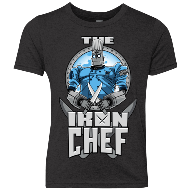 T-Shirts Vintage Black / YXS Iron Giant Chef Youth Triblend T-Shirt