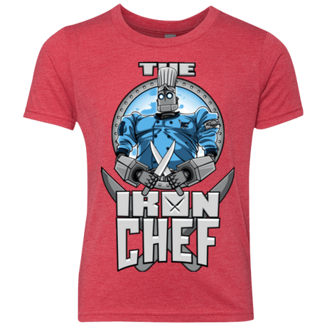 T-Shirts Vintage Red / YXS Iron Giant Chef Youth Triblend T-Shirt