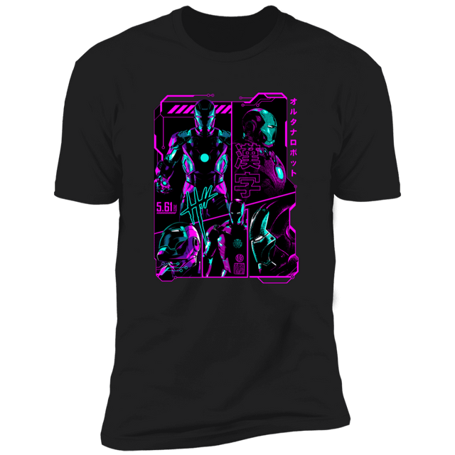 T-Shirts Black / X-Small Iron Manga Men's Premium T-Shirt