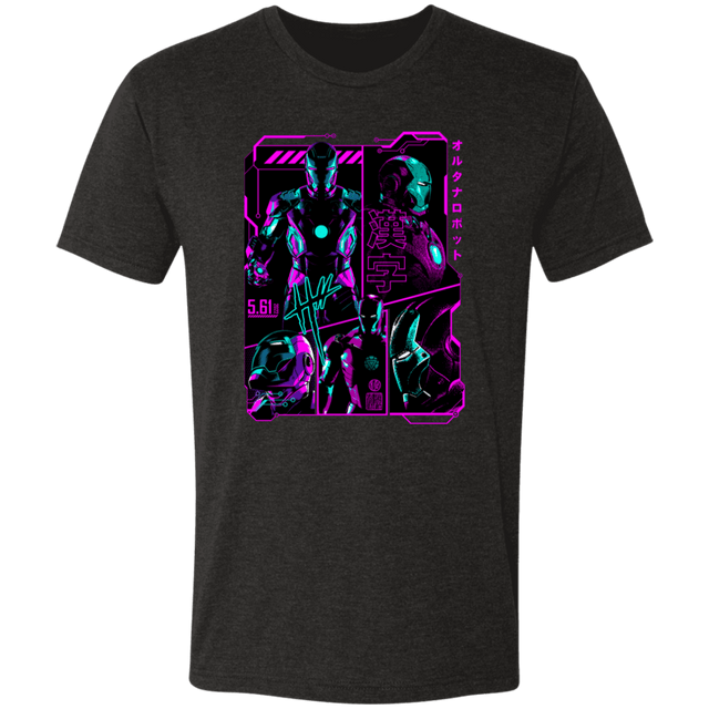 T-Shirts Vintage Black / S Iron Manga Men's Triblend T-Shirt