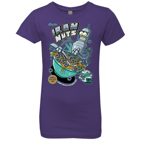 T-Shirts Purple Rush / YXS Iron Nuts Girls Premium T-Shirt