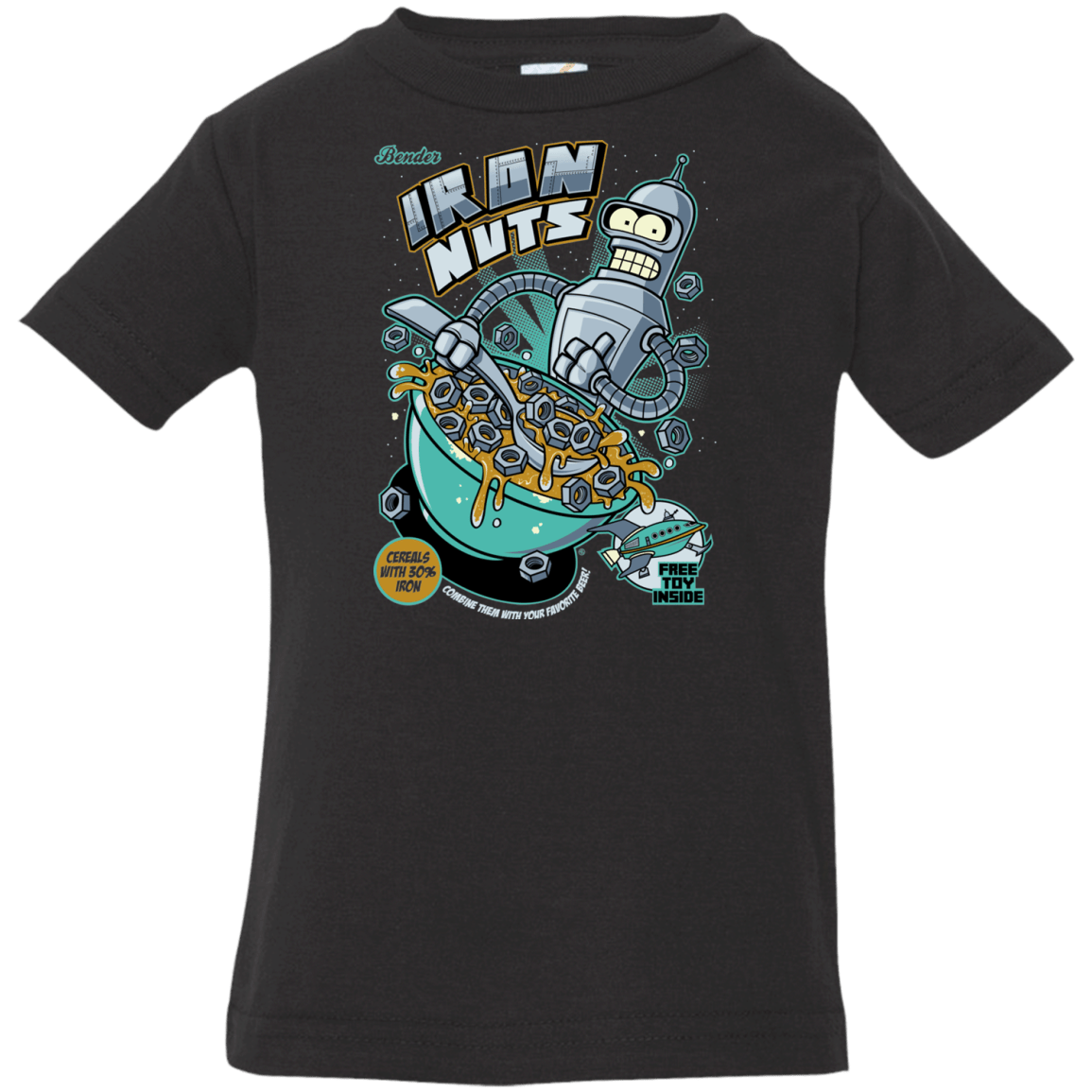 T-Shirts Black / 6 Months Iron Nuts Infant Premium T-Shirt