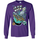 T-Shirts Purple / S Iron Nuts Men's Long Sleeve T-Shirt