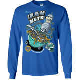 T-Shirts Royal / S Iron Nuts Men's Long Sleeve T-Shirt