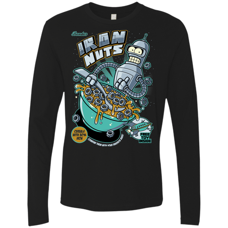 T-Shirts Black / S Iron Nuts Men's Premium Long Sleeve