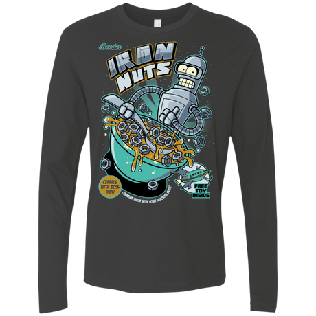 T-Shirts Heavy Metal / S Iron Nuts Men's Premium Long Sleeve