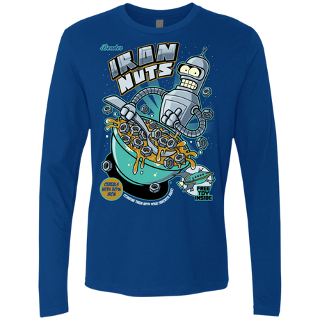 T-Shirts Royal / S Iron Nuts Men's Premium Long Sleeve