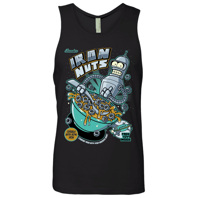 T-Shirts Black / S Iron Nuts Men's Premium Tank Top