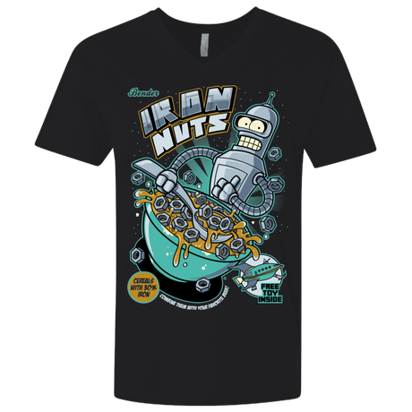T-Shirts Black / X-Small Iron Nuts Men's Premium V-Neck