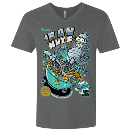 T-Shirts Heavy Metal / X-Small Iron Nuts Men's Premium V-Neck