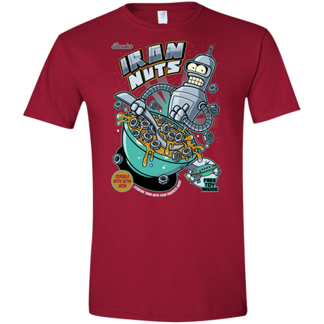 T-Shirts Cardinal Red / S Iron Nuts Men's Semi-Fitted Softstyle