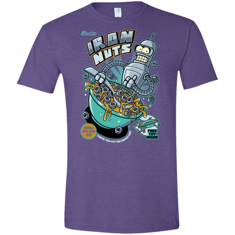 T-Shirts Heather Purple / S Iron Nuts Men's Semi-Fitted Softstyle
