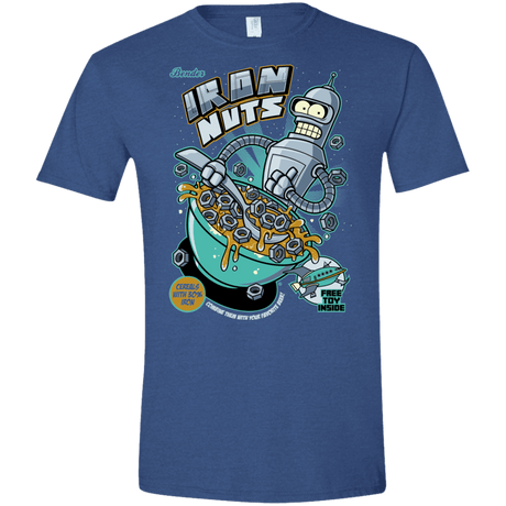 T-Shirts Heather Royal / X-Small Iron Nuts Men's Semi-Fitted Softstyle