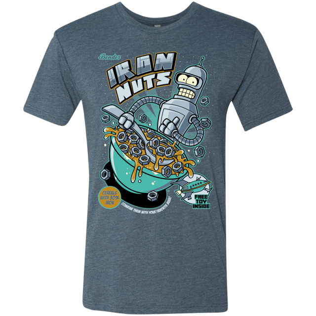 T-Shirts Indigo / S Iron Nuts Men's Triblend T-Shirt