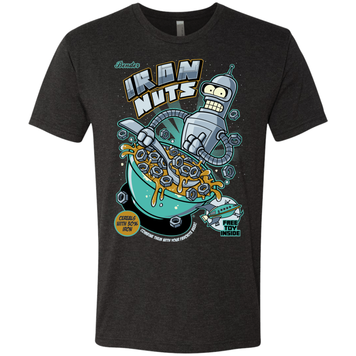 T-Shirts Vintage Black / S Iron Nuts Men's Triblend T-Shirt