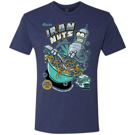 T-Shirts Vintage Navy / S Iron Nuts Men's Triblend T-Shirt