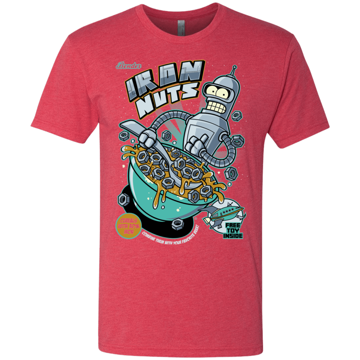 T-Shirts Vintage Red / S Iron Nuts Men's Triblend T-Shirt