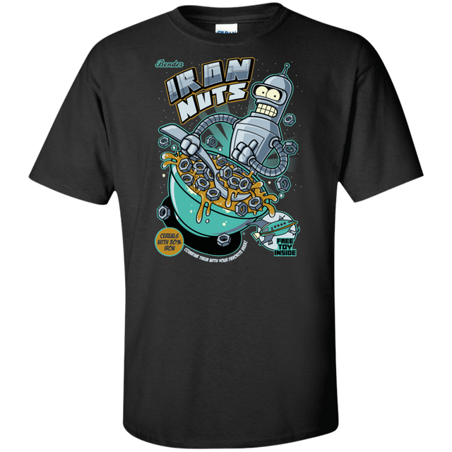 T-Shirts Black / XLT Iron Nuts Tall T-Shirt