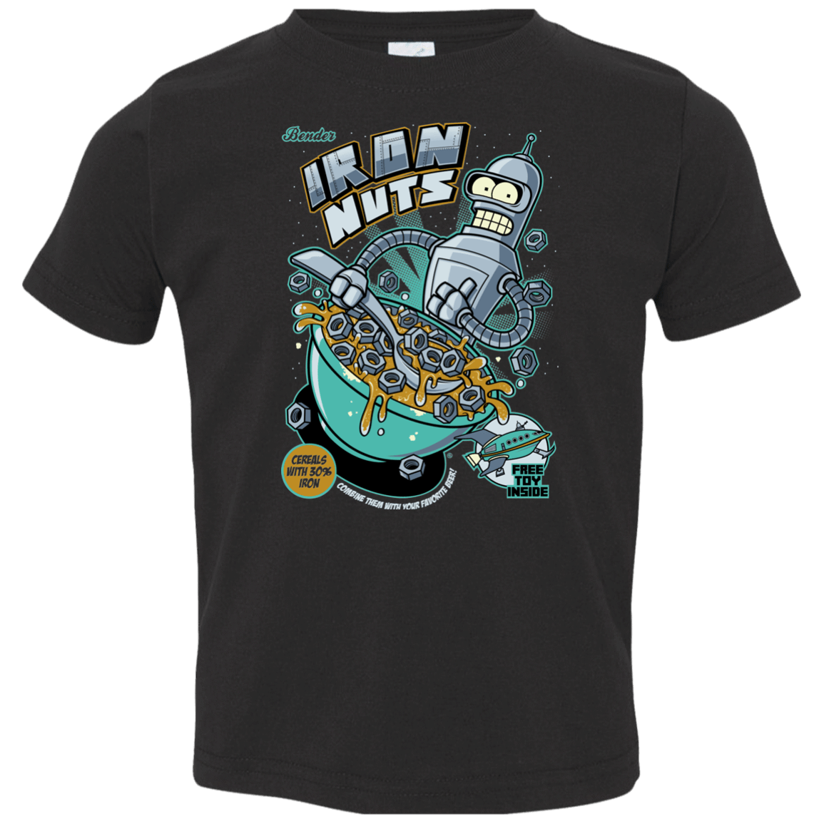 T-Shirts Black / 2T Iron Nuts Toddler Premium T-Shirt