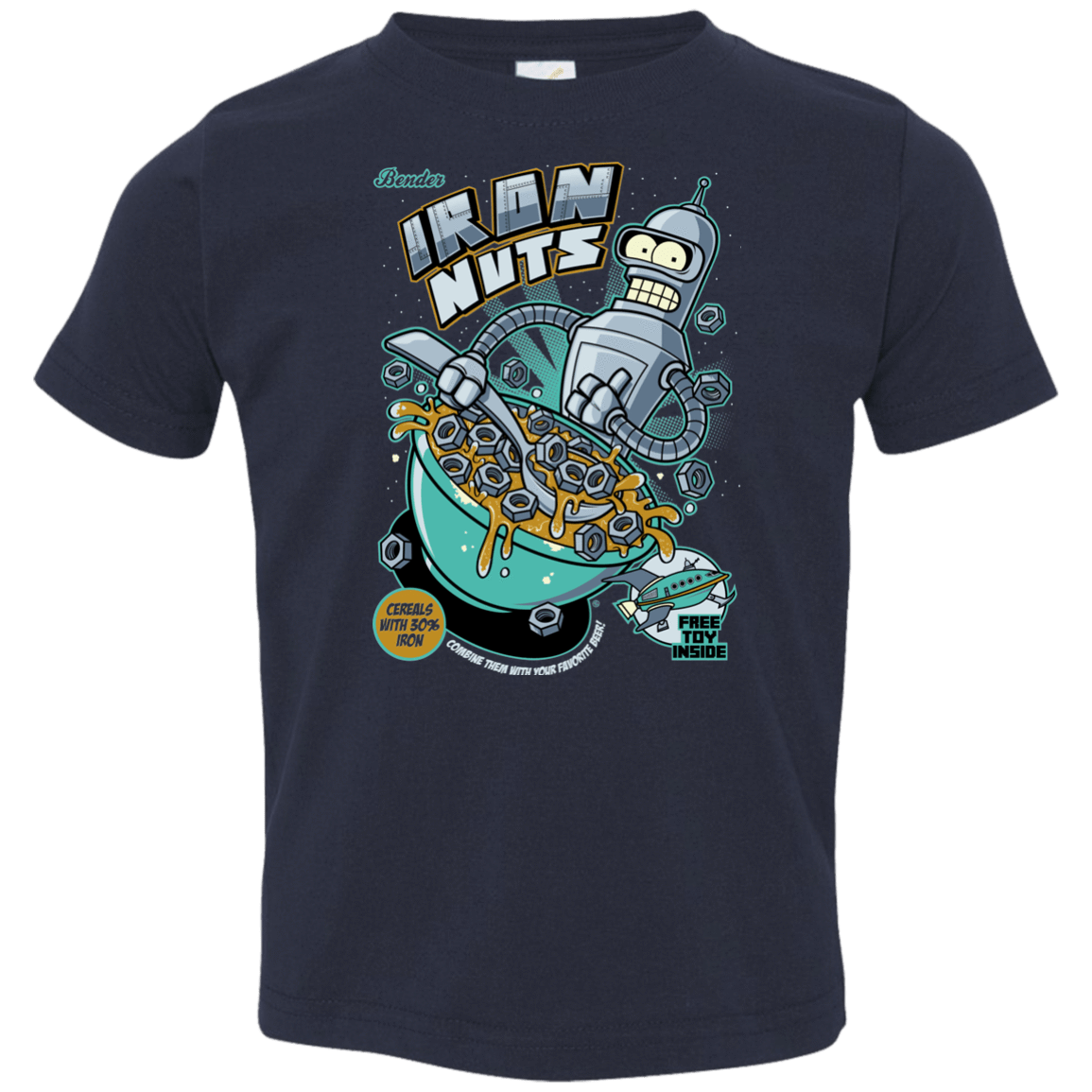 T-Shirts Navy / 2T Iron Nuts Toddler Premium T-Shirt