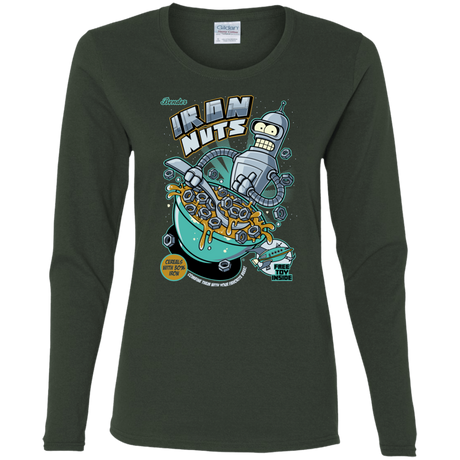 T-Shirts Forest / S Iron Nuts Women's Long Sleeve T-Shirt