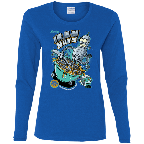 T-Shirts Royal / S Iron Nuts Women's Long Sleeve T-Shirt