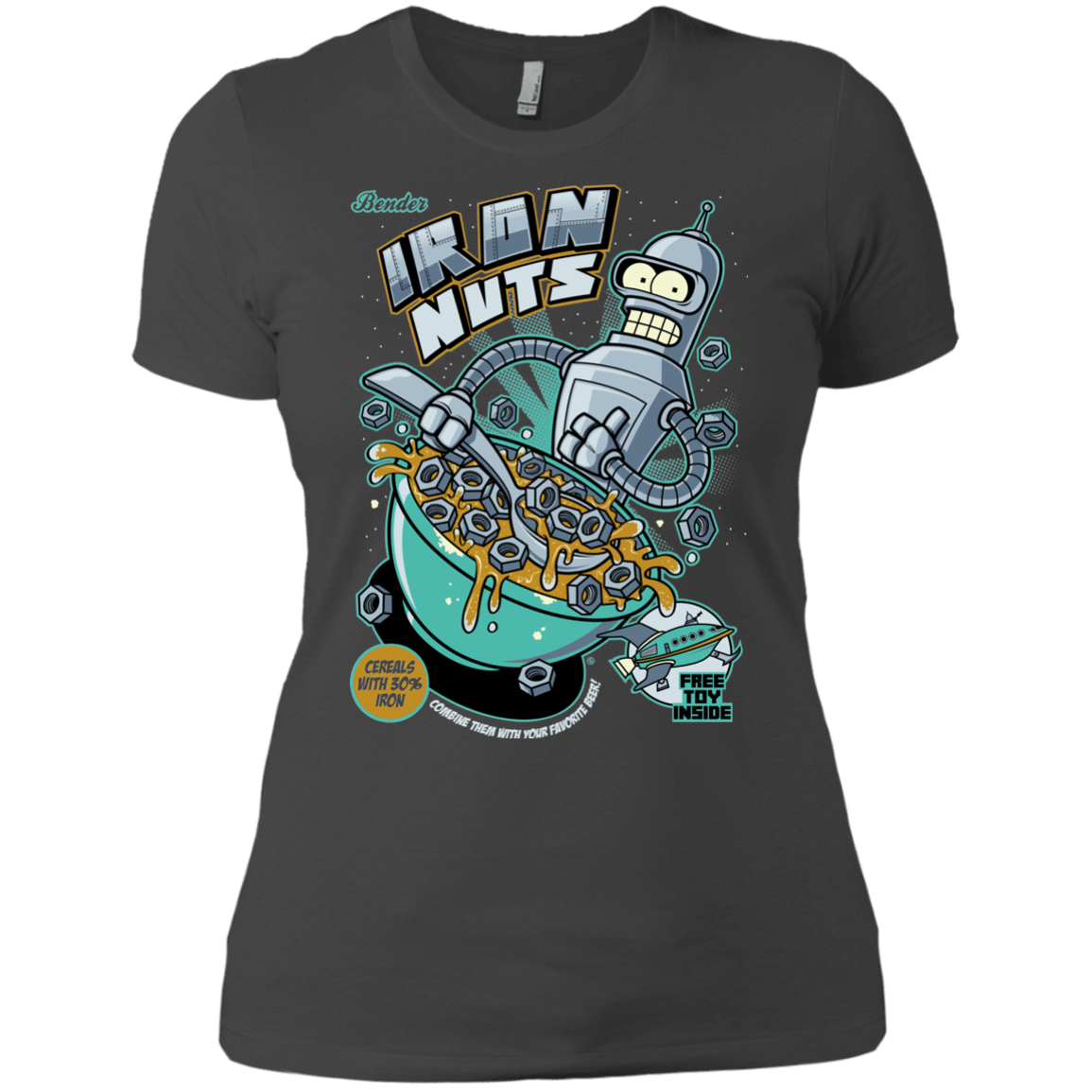 T-Shirts Heavy Metal / X-Small Iron Nuts Women's Premium T-Shirt