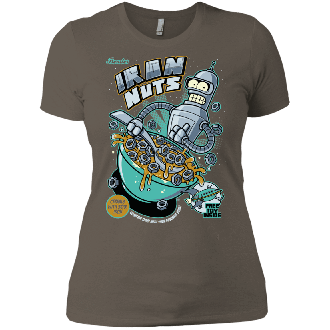 T-Shirts Warm Grey / X-Small Iron Nuts Women's Premium T-Shirt