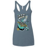 T-Shirts Indigo / X-Small Iron Nuts Women's Triblend Racerback Tank