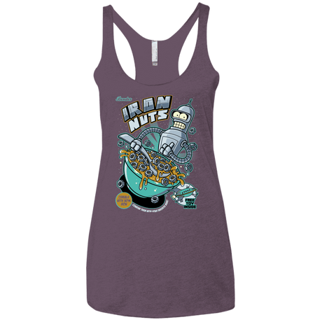 T-Shirts Vintage Purple / X-Small Iron Nuts Women's Triblend Racerback Tank