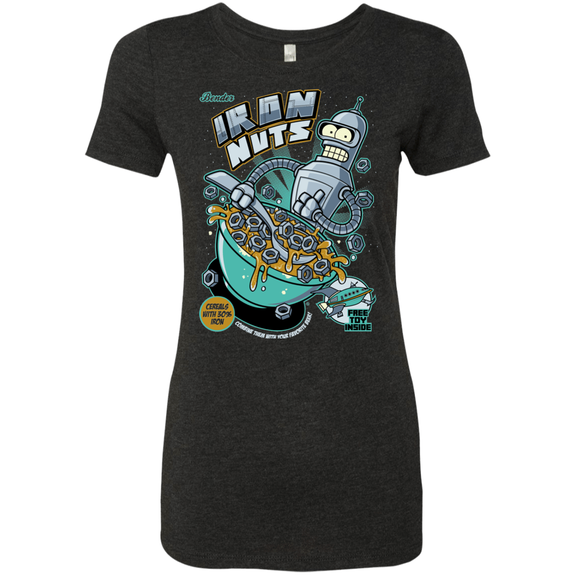 T-Shirts Vintage Black / S Iron Nuts Women's Triblend T-Shirt