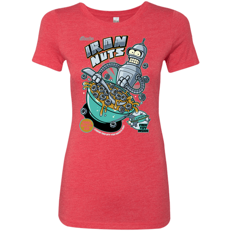 T-Shirts Vintage Red / S Iron Nuts Women's Triblend T-Shirt