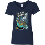 T-Shirts Navy / S Iron Nuts Women's V-Neck T-Shirt