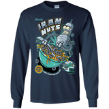 T-Shirts Navy / YS Iron Nuts Youth Long Sleeve T-Shirt