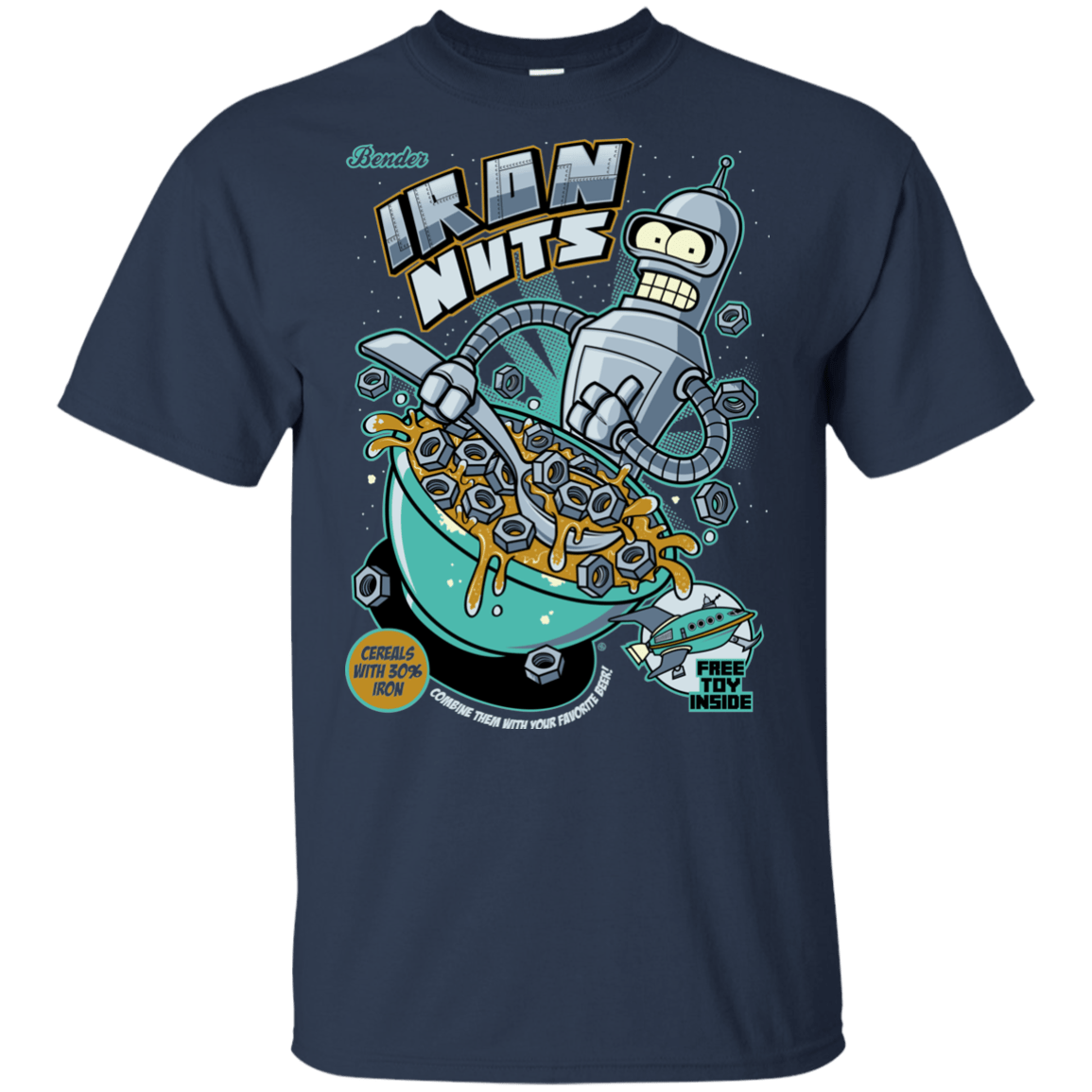 T-Shirts Navy / YXS Iron Nuts Youth T-Shirt