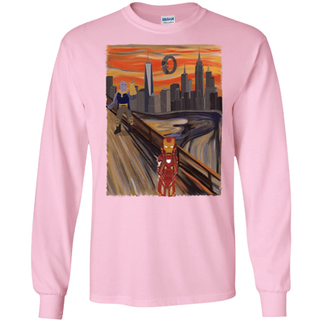 T-Shirts Light Pink / S Iron Scream Men's Long Sleeve T-Shirt