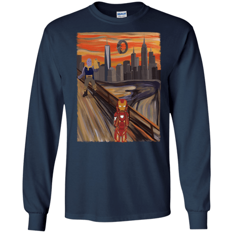 T-Shirts Navy / S Iron Scream Men's Long Sleeve T-Shirt