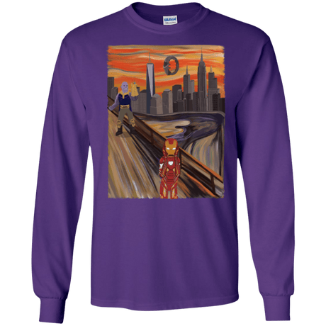 T-Shirts Purple / S Iron Scream Men's Long Sleeve T-Shirt