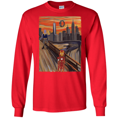 T-Shirts Red / S Iron Scream Men's Long Sleeve T-Shirt