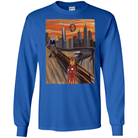 T-Shirts Royal / S Iron Scream Men's Long Sleeve T-Shirt