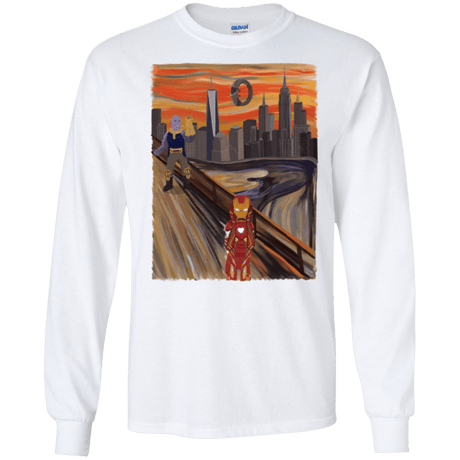 T-Shirts White / S Iron Scream Men's Long Sleeve T-Shirt