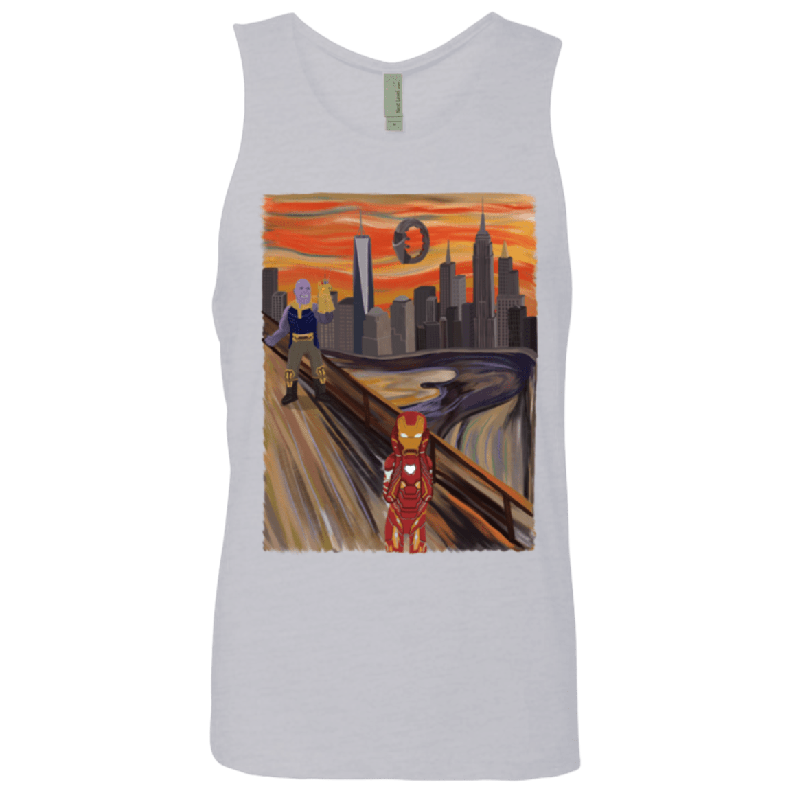 T-Shirts Heather Grey / S Iron Scream Men's Premium Tank Top