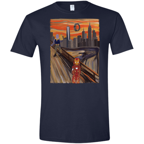 T-Shirts Navy / X-Small Iron Scream Men's Semi-Fitted Softstyle