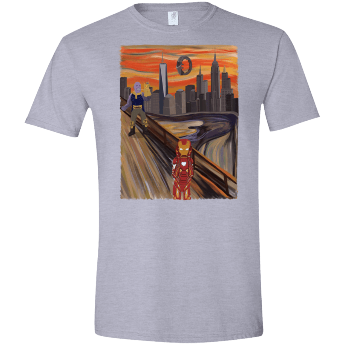 T-Shirts Sport Grey / X-Small Iron Scream Men's Semi-Fitted Softstyle